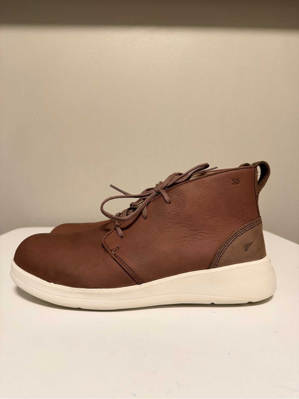 Red Wing 2035 Chukka Boot Brown Leather Lace Up Safety Toe Women’s US 8 B